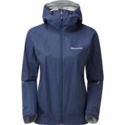 Montane Womens Atomic Jacket Antarctic Blue/French Berry